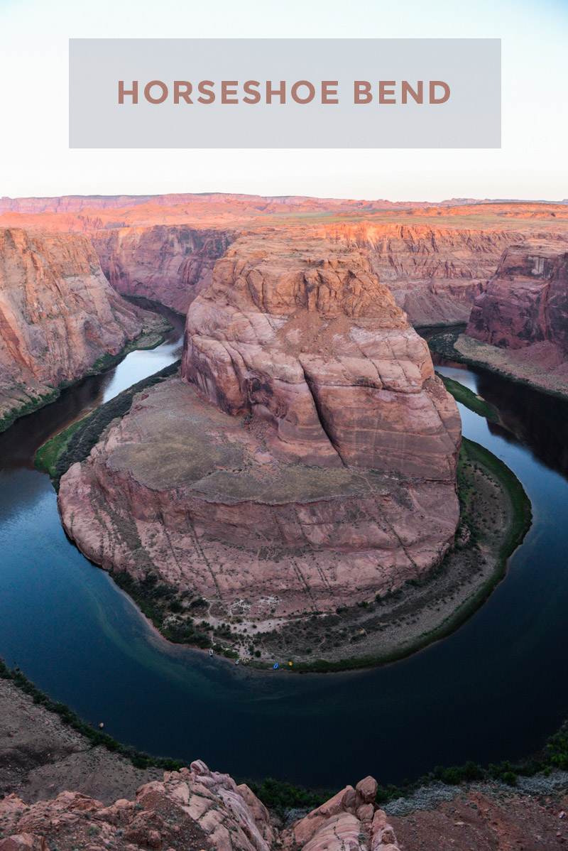 Visiting Horseshoe Bend in Page, AZ